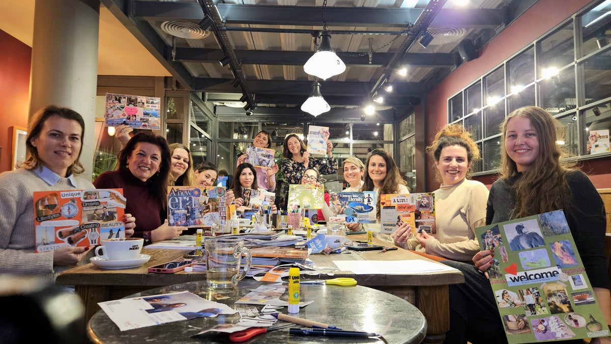People creating together at UNDO Crafting